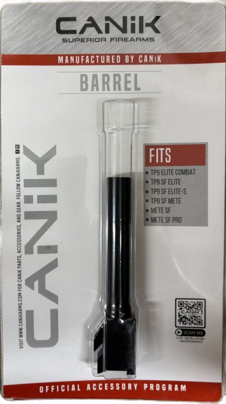 Canik výměnná flutovaná hlaveň compact — METE SF / SF Combat