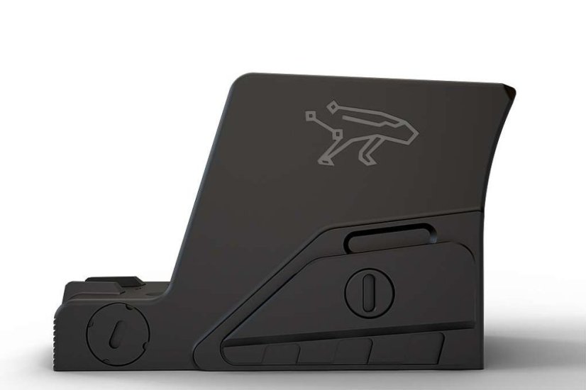 Mecanik MO4 — uzavřený kolimátor 3 MOA / kruh 32 MOA, footprint Shield RMSc