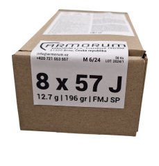 ARMORUM Náboj Mauser 8x57 J SP 196 gr (12,7 g) balení 50ks