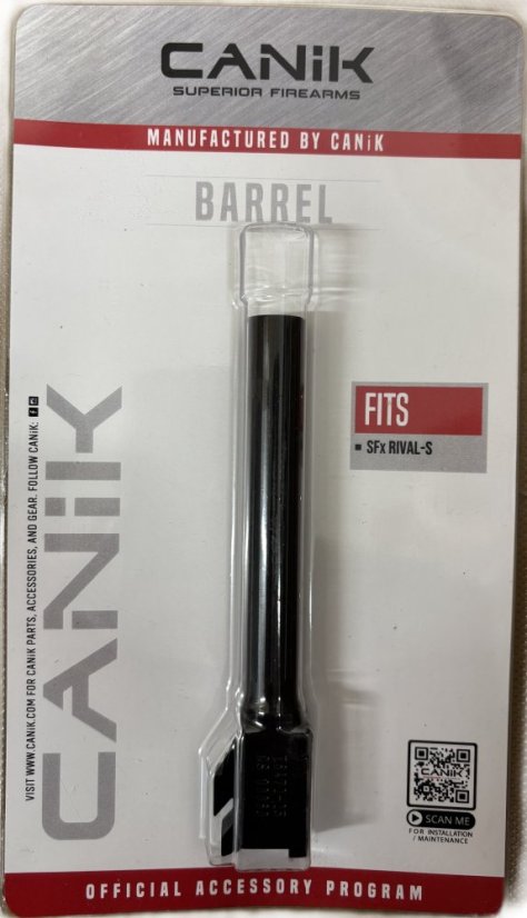 Canik výměnná flutovaná hlaveň full-size — Rival-S (Black) [MMAC-761]